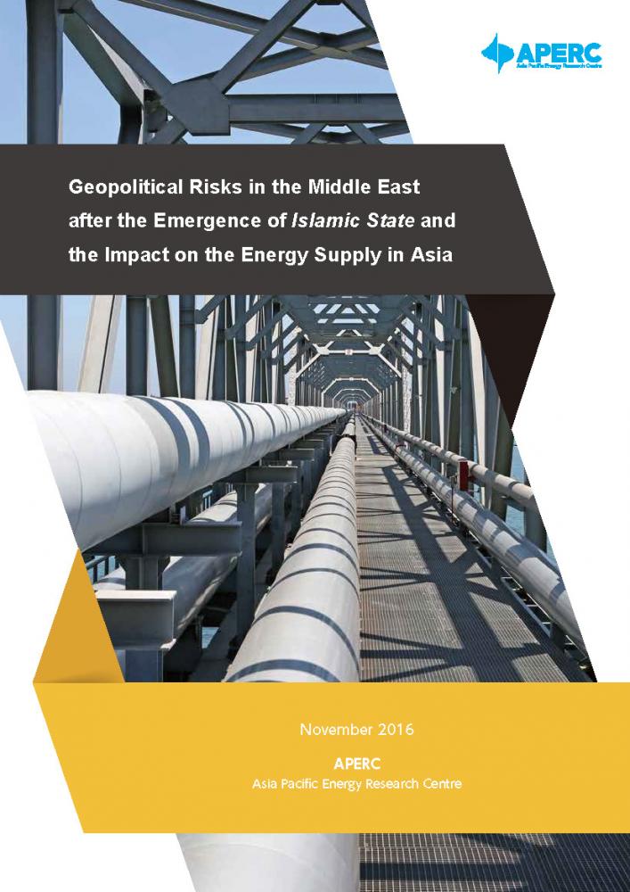 Geopolitical Risks in the Middle East after the Emergence of Islamic State and the Impact on the Energy Supply in Asia