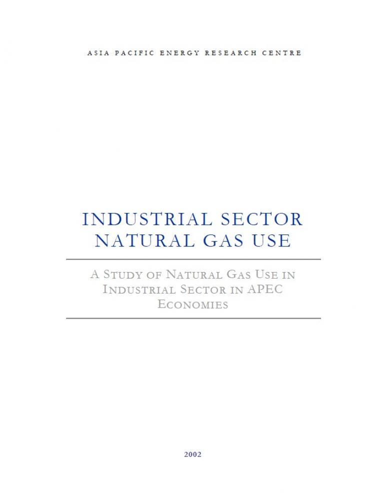 Industrial Sector Natural Gas Use (2002)